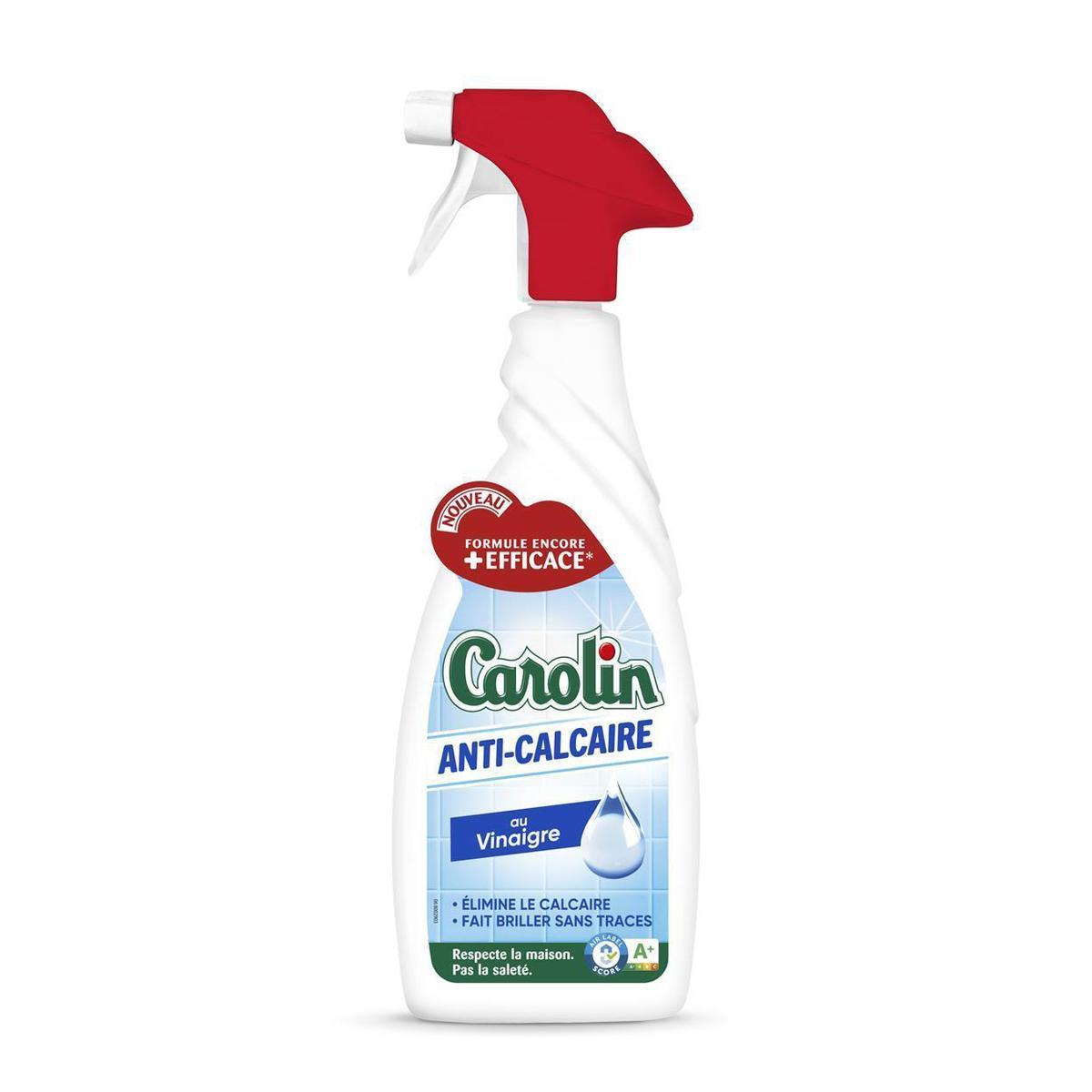 3346020030878 - Carolin - Spray Nettoyant Ménager Anti-Calcaire Activ+