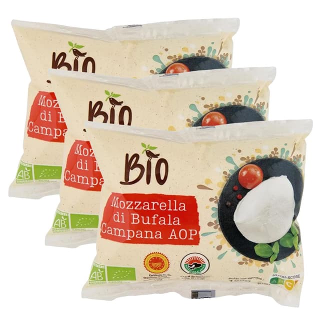 2050000422478 - Auchan BIO - Mozzarella di Bufala Campana Bio AOP