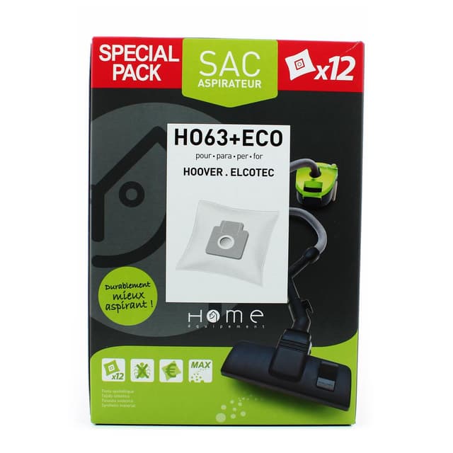 3307646102578 - Home équipement - Sacs aspirateur microfibres HO63+ECO