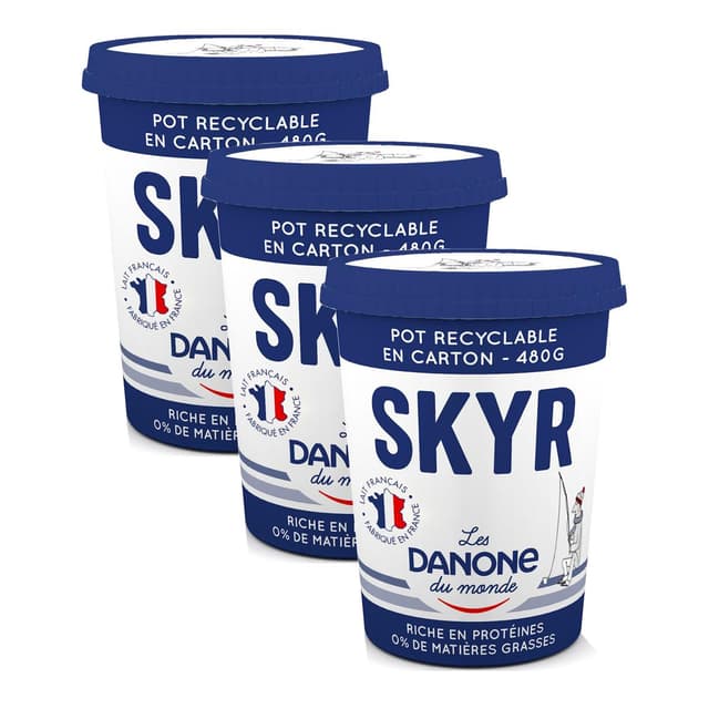 3033491454080 - Les Danone Du Monde - Skyr nature 0% mg