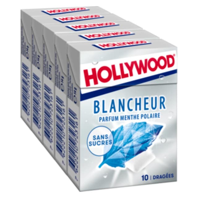 7622210723178 - Hollywood - Chewing-gum Menthe Polaire 