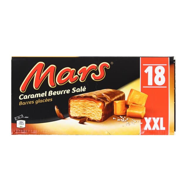 5000159473378 - Mars - 18 Barres Glacés Caramel Beurre Salé