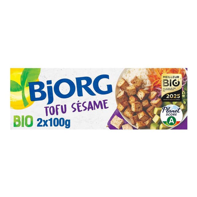 3229820805078 - Bjorg - Tofu Sésame Mariné Bio