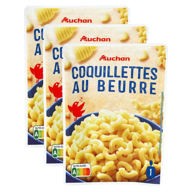 2050000406478 - Auchan - Pâtes Coquillettes au beurre Micro-Ondes Express 
