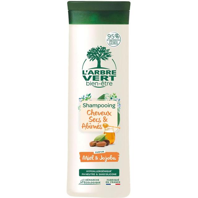 3450601028878 - L'Arbre Vert Bien-Etre - Shampooing nutrition à l'huile de jojoba et aux extraits de miel pour les cheveux secs et abimés