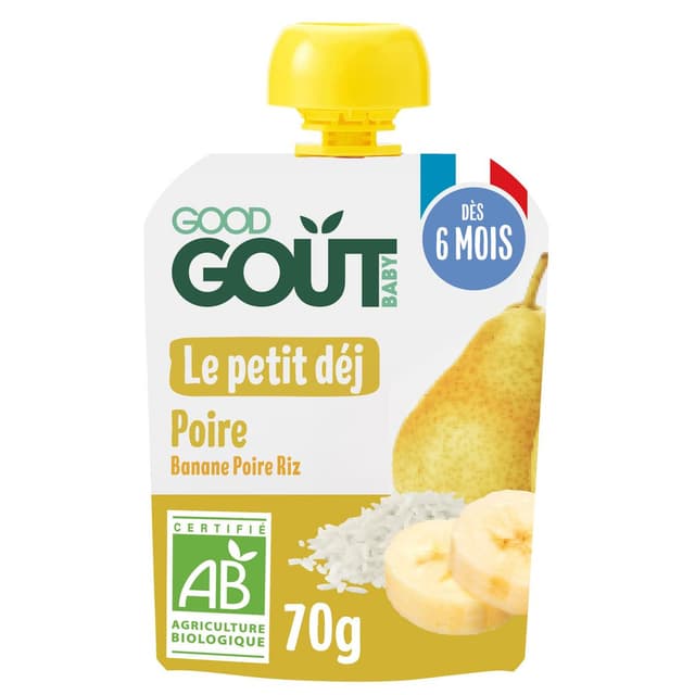 GOOD GOUT Le Petit Déj Pomme Bio - Dès 6 mois - 70 g - Achat / Vente