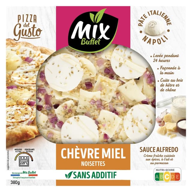 3700009271179 - Mix Buffet - Pizza Docle Gusto Chèvre, Miel, Noisette Sauce Alfredo