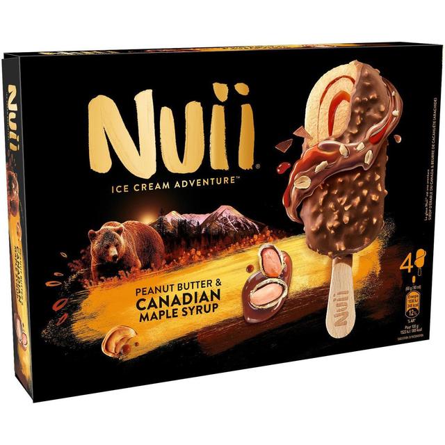 5900130031279 - Nuii - Bâtonnets glacés sirop d'érable & beurre de cacahuète