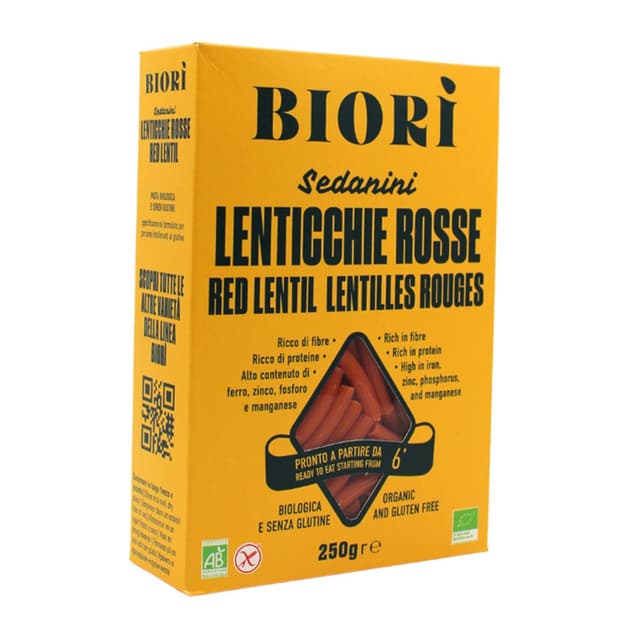 8032804431379 - Biori - Pâtes Sedanini de lentilles corail sans gluten bio