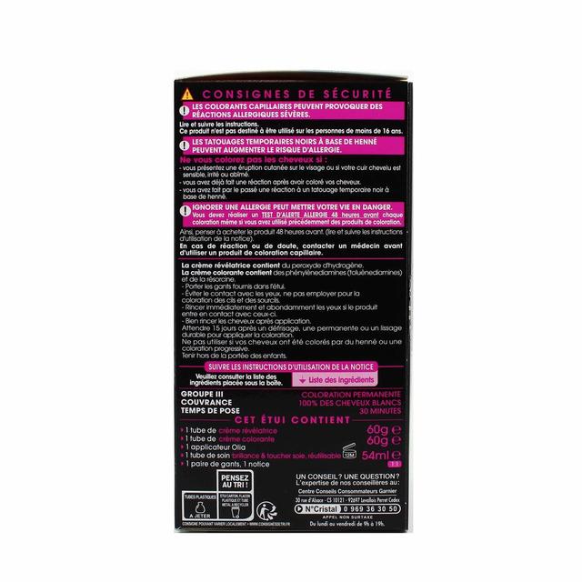3600541232679 - Garnier - Olia - Coloration 4.15 Marron Glacé tous types de cheveux 