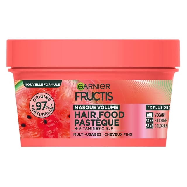 3600542613279 - Fructis - Masque Hair Food Volume Pastèque