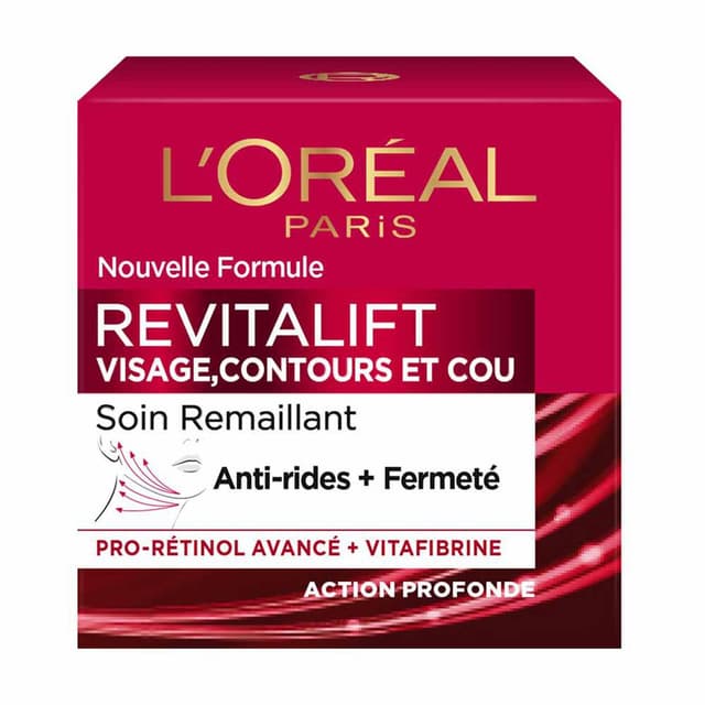3600521594179 - L'Oréal - Soin remaillant anti-ride + fermeté Visage, Contours et Cou Revitalift