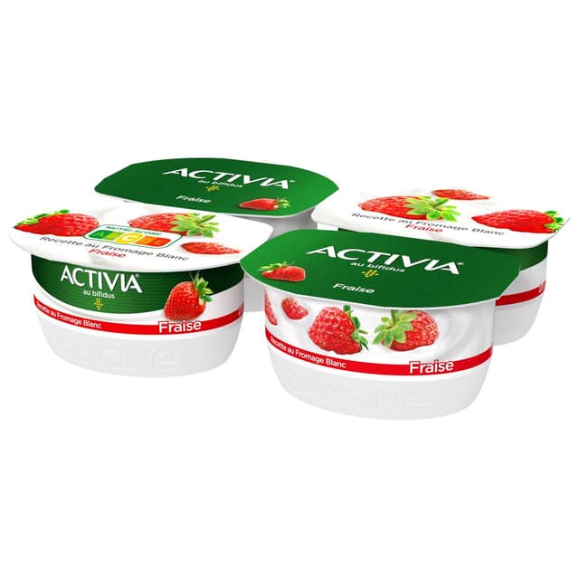 3033491024979 - Activia - Fromage Blanc Fraise