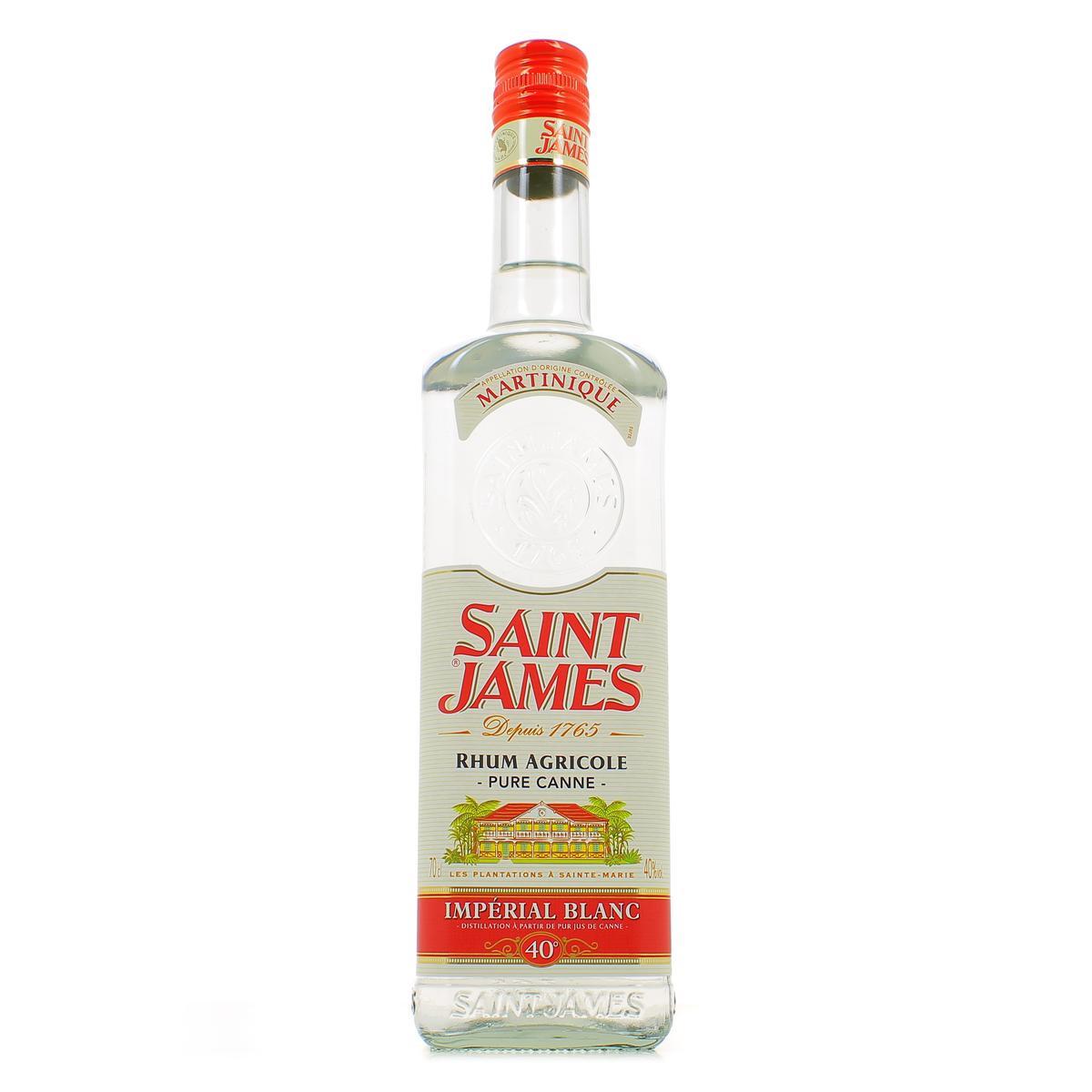 3255537505079 - Saint James - Rhum blanc 40°