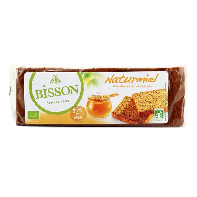 3760005005079 - Bisson - Pain d'épices Naturmiel prétranché, bio