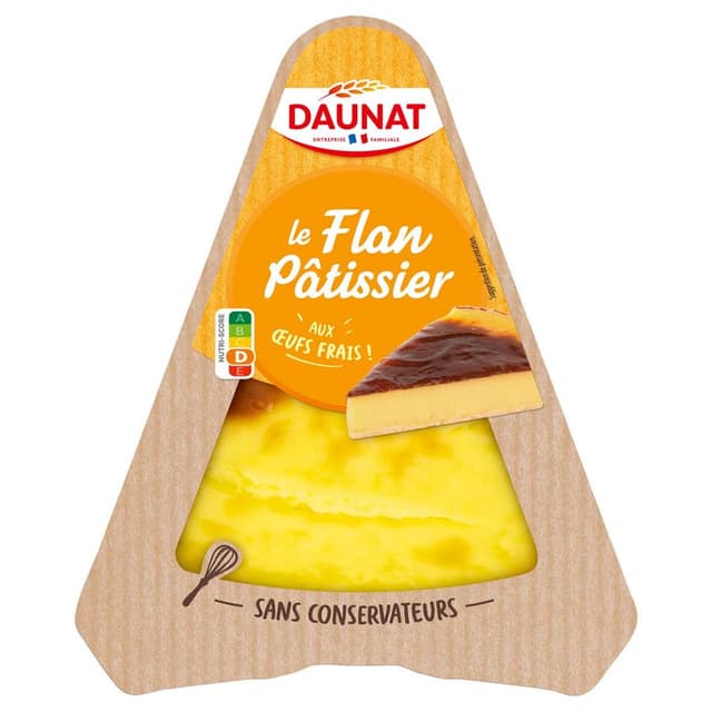 3367651005479 - DAUNAT - Flan pâtissier aux oeufs frais