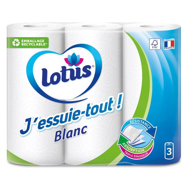 7322540835779 - Lotus - Essuie-tout blanc