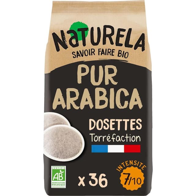 3700110016379 - Naturela - Café en Dosettes Pur Arabica Bio