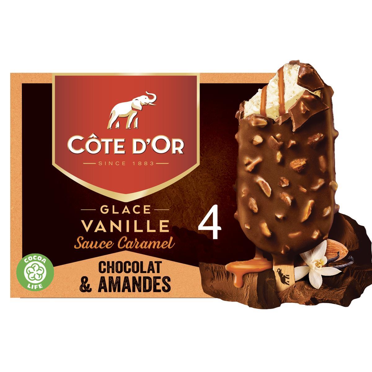 3274664266479 - Côte d'Or - Bâtonnets glacés vanille sauce caramel