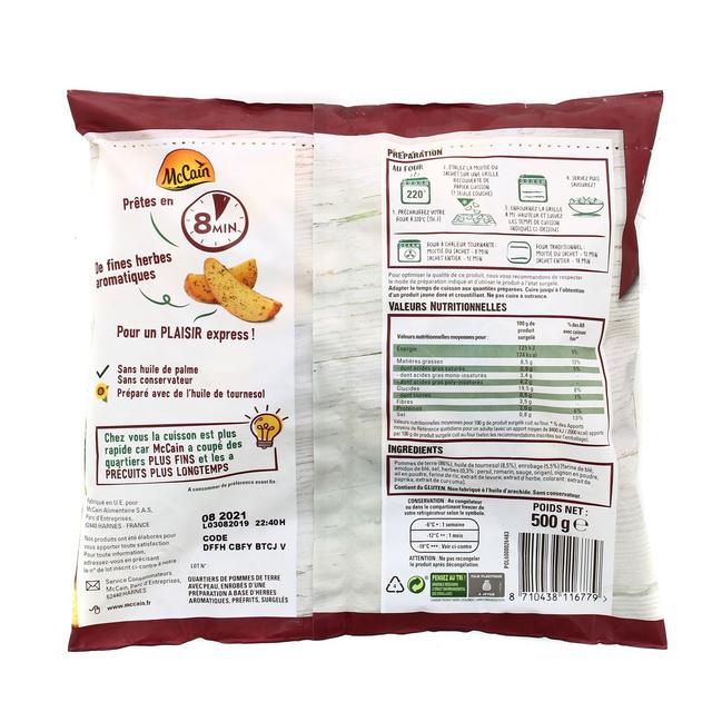 8710438116779 - McCain - Country Potatoes aux Herbes Express