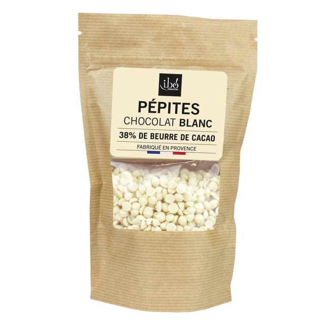 3609060007379 - Ibo - Pépites de chocolat blanc bio