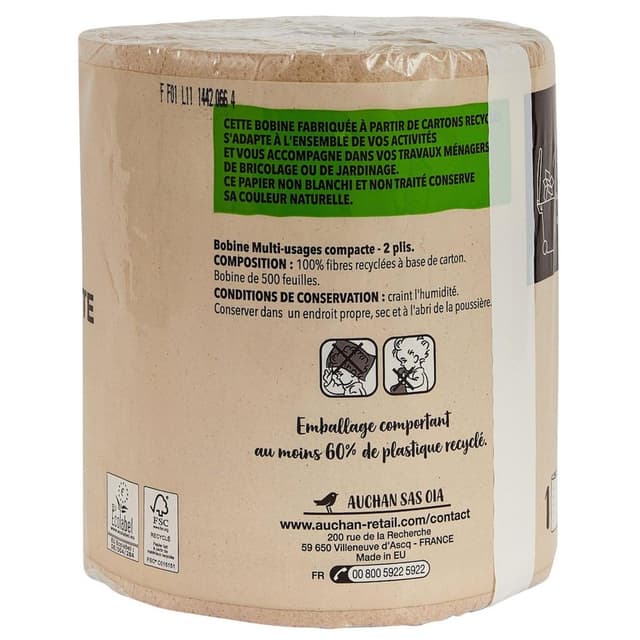 3596710527779 - Auchan Better Life - Bobine multi usage compact