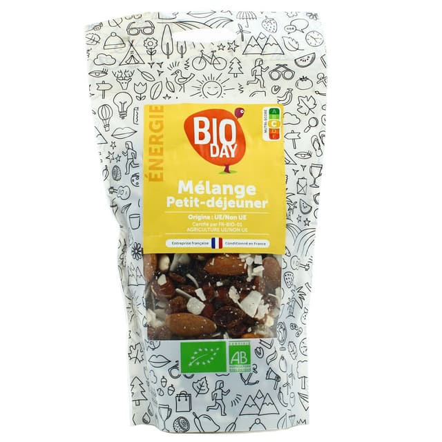 3760099538279 - Bioday - Mélange Petit Déjeuner bio