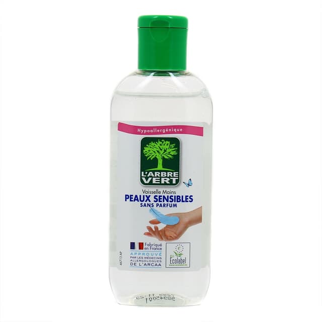 3450601028779 - L'arbre Vert - Liquide vaisselle petit format écologique peaux sensibles sans parfum