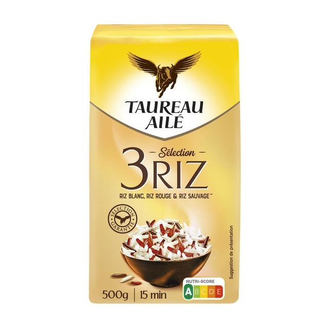 3760341070380 - Taureau Ailé - Selection 3 Riz - Blanc, Rouge et Sauvage