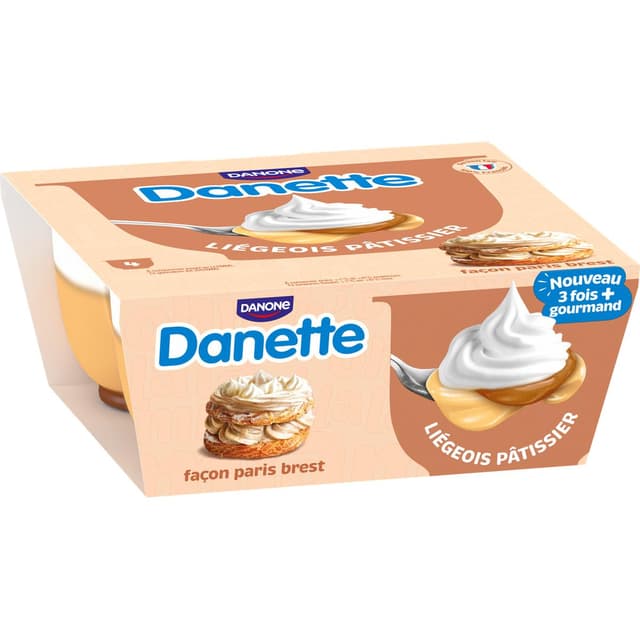 3033492071880 - Danette - Crème dessert saveur Paris Brest