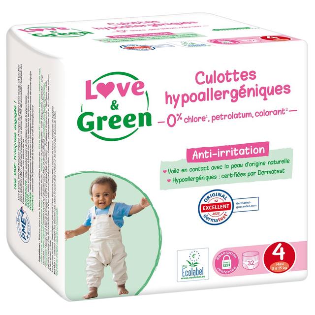 3700668702380 - Love & Green - Couches-Culottes Écologiques T4 8 à 15 kg