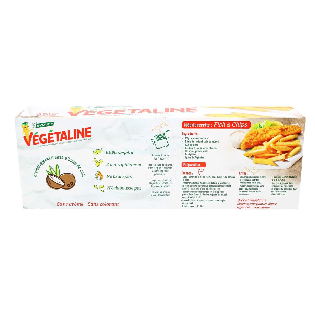 Livraison à domicile Végétaline Graisse végétale pour friture, 1kg