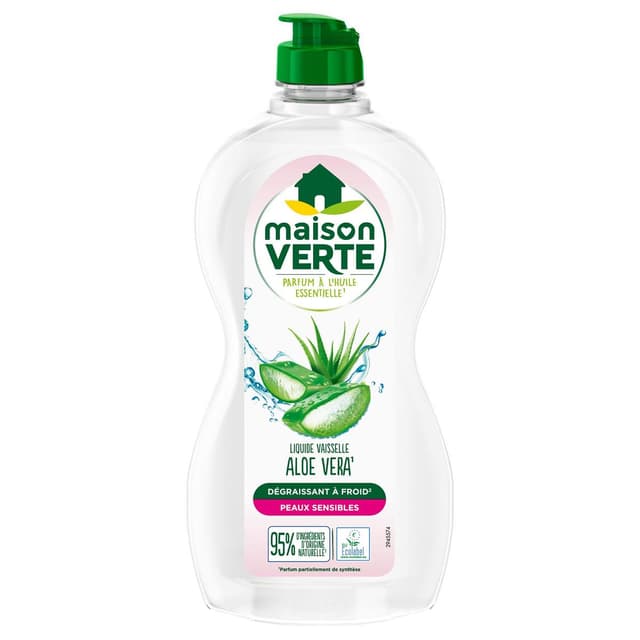 3178041363280 - Maison Verte - Liquide vaisselle a l'aloé vera peaux sensible