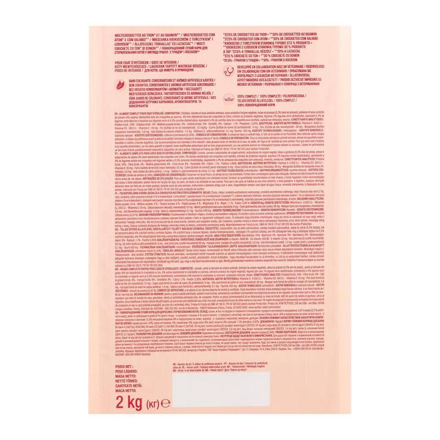 3596710523580 - Auchan - Croquettes thon et saumon pour chat stérilisé d'Intérieur