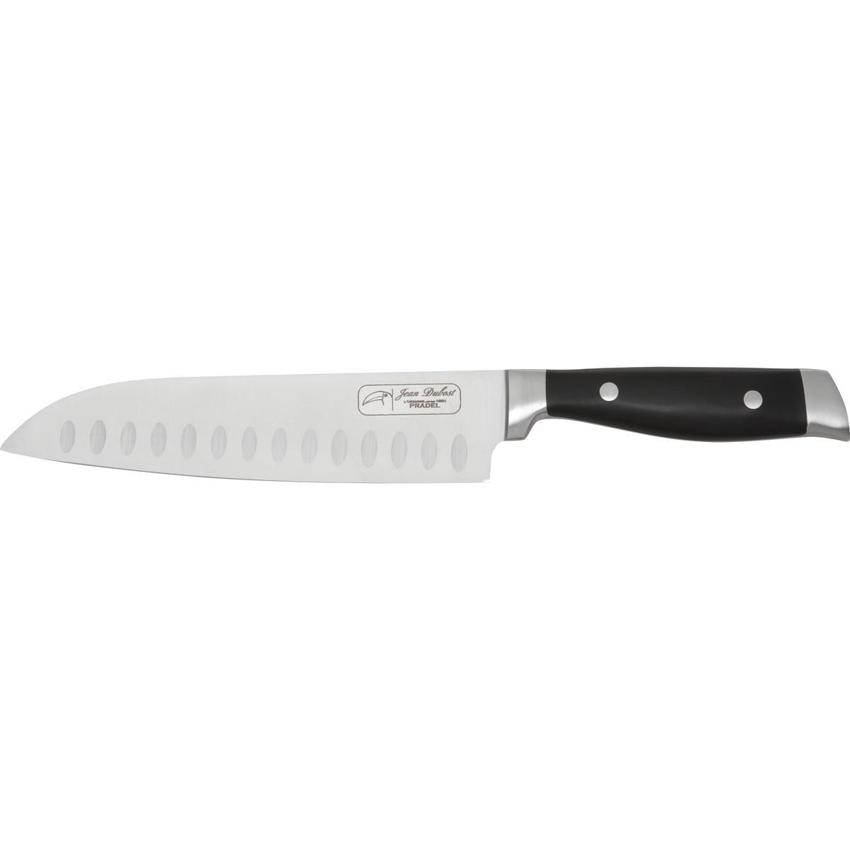 3219339504180 - Jean Dubost - Couteau santoku Lame inox Massif Noir