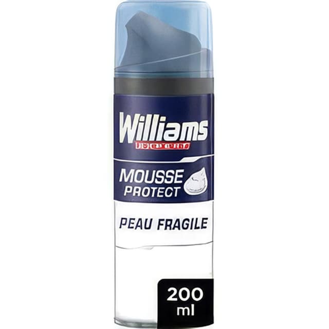 3181730117880 - Williams - Mousse à raser aux plantes actives pour peaux fragiles