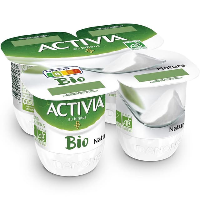 3033491408380 - Activia - Yaourt bio nature bifidus