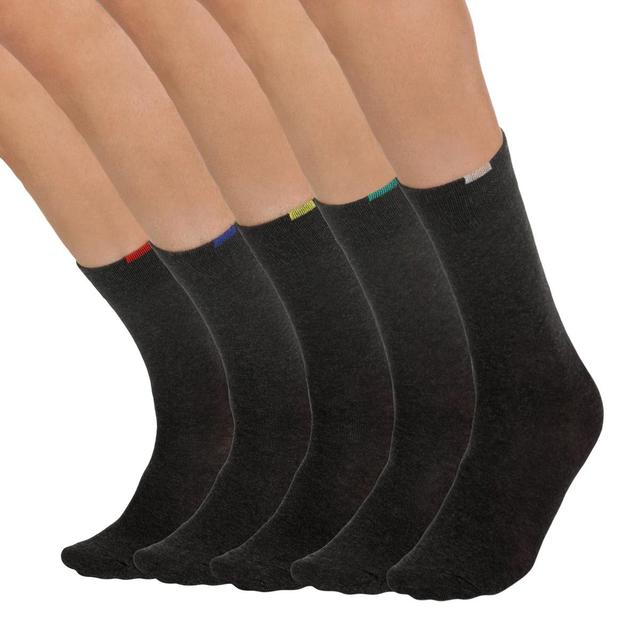 3610860969880 - Dim - 5 Paires de mi-chaussettes grises EcoDim