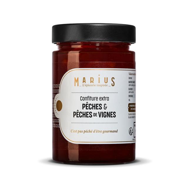 3504231010281 - Marius, L'Épicerie Inspirée - Confiture Extra Pêches et Pêches de Vigne
