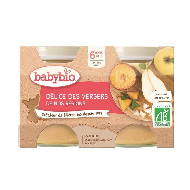 3288131510781 - Babybio - Délice des Vergers de nos Régions Bio Pot Bébé Dès 6 mois