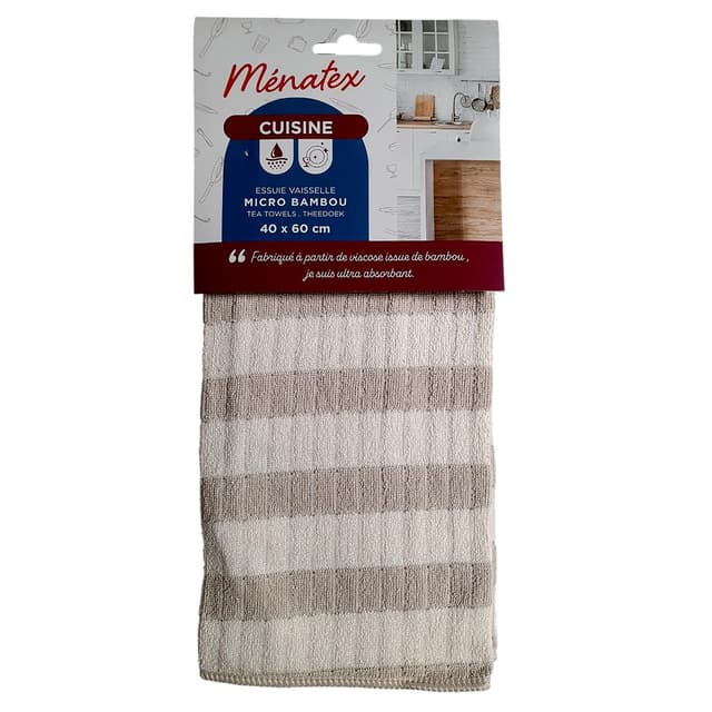 3061050001581 - Ménatex - Lavettes microfibre recyclée