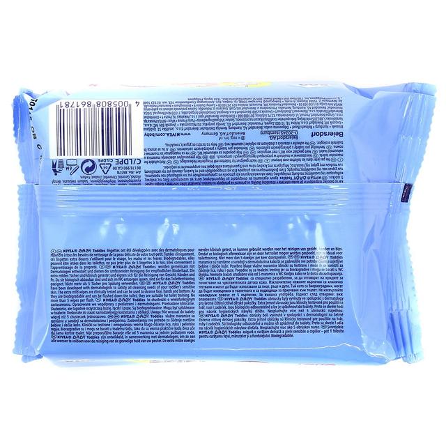 4005808861781 - Nivea Baby - Lingettes visage, mains et fesses toddies