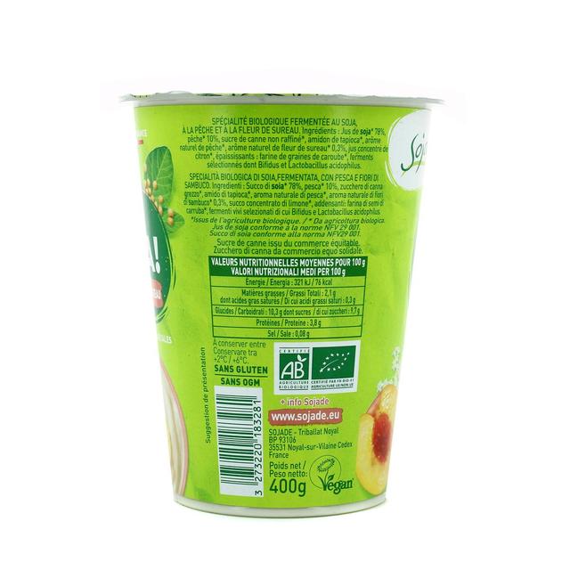 3273220183281 - Sojade - Spécialité Soja Bio Pêche Fleur de sureau