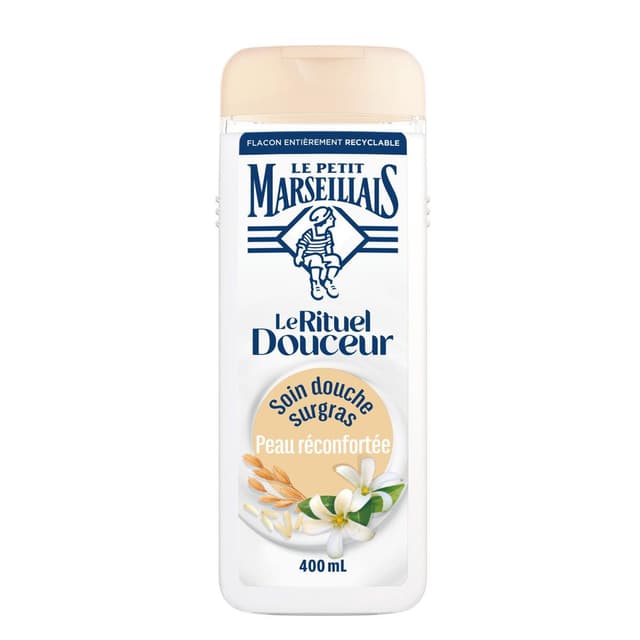 3574661816081 - Le Petit Marseillais - Crème douche Surgras Lait de Riz et Jasmin