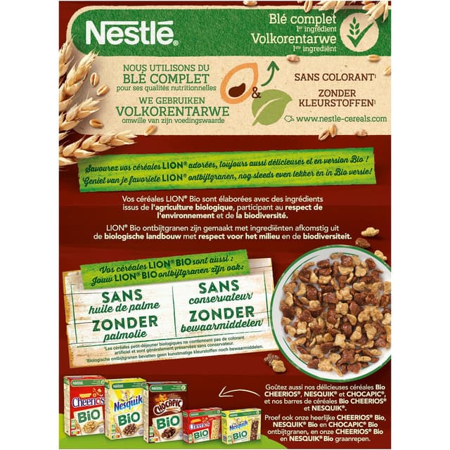 7613037059281 - Lion - Céréales au Caramel et Chocolat BIO 