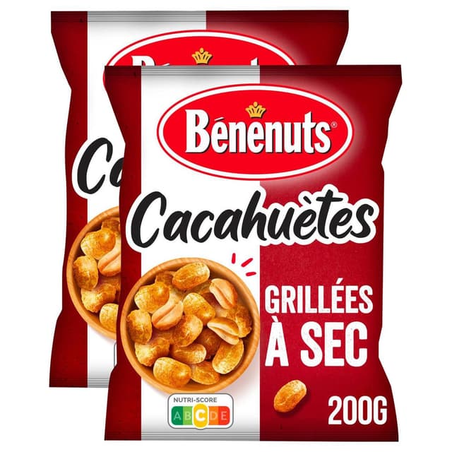 3168930003946 - Benenuts - Cacahuètes Grillées à Sec