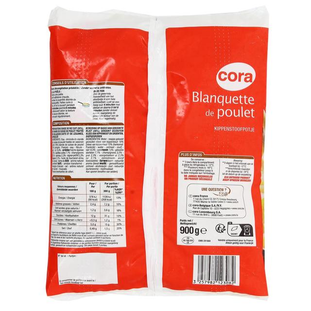 3257982123082 - Cora - Blanquette au Poulet