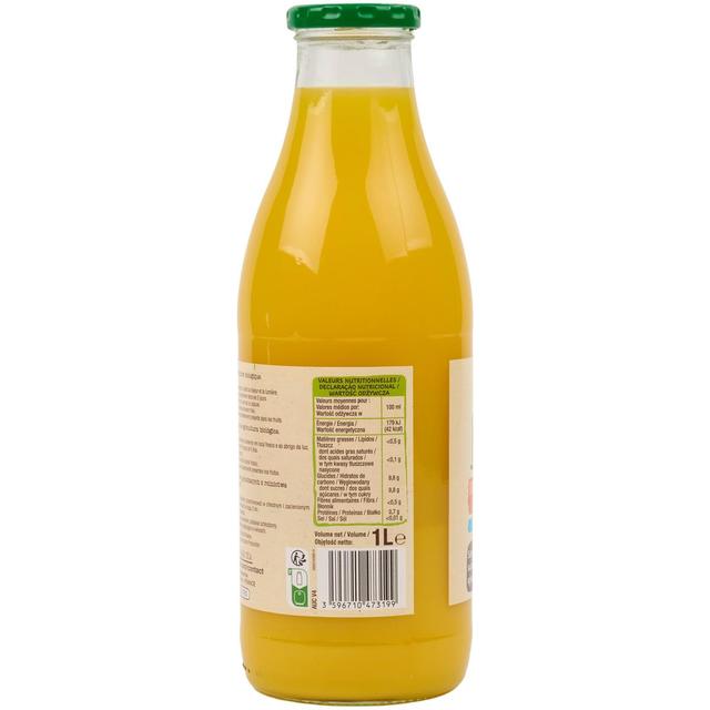 3596710473199 - Auchan BIO - Pur jus d'orange bio sans sucres ajoutés
