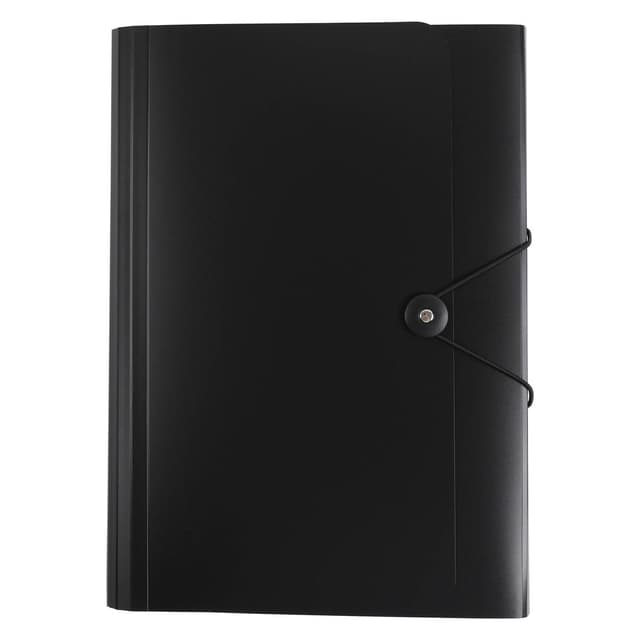 3665257195182 - Auchan - Trieur à soufflet A4 noir