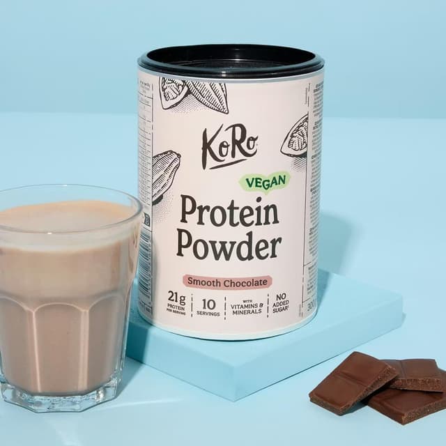 4255582816082 - Koro - Protéines en poudre vegan saveur chocolat pour boisson